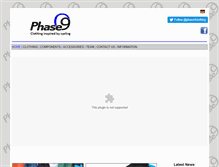 Tablet Screenshot of phasenineclothing.co.uk